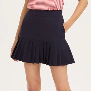 Women’s Navy Pleated Skort with Pockets